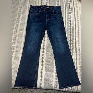 American Eagle Outfitters Dark Blue Flare Jeans